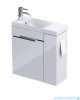 Oristo Silver szafka z umywalką 55x55x22cm biały połysk OR33-ZD2D-55-1-P